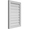 Ekena Millwork Vertical Surface Mount PVC Gable Vent: Functional, w/ 2"W x 1-1/2"P Brickmould Frame, 18"W x 26"H GVPVE18X2602SF - alternate 5